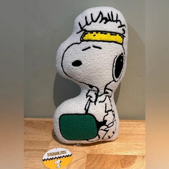 NWTS Peanuts Snoopy 17” Pickleball Plush Decorative Limited Edition Pillow - Picture 2 of 5